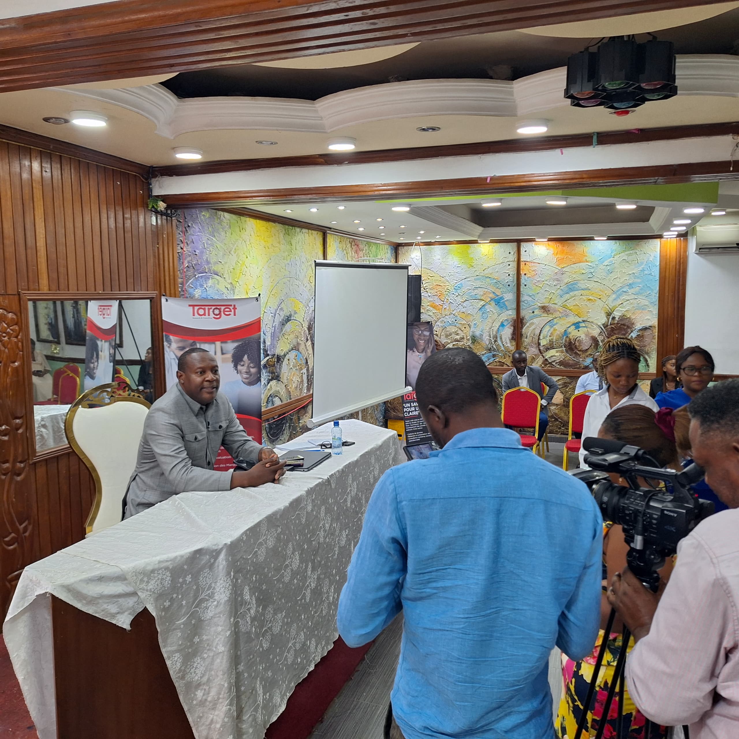 Target presented the Insights 2023 report to a group of journalists in Kinshasa